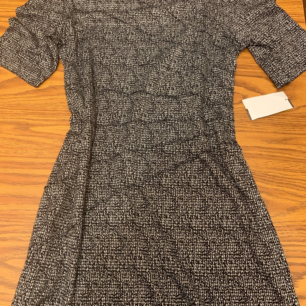 Elegant Black and White Women's Dress